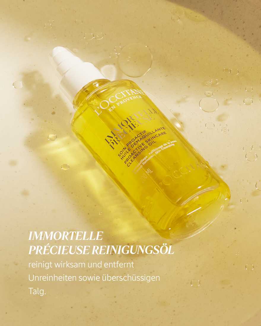 Immortelle Reinigungsöl – Gesichtspflege | L'Occitane