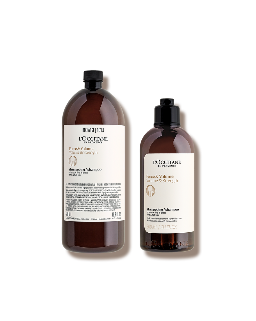 Bildanzeige 1/1 des Produkts Duo Kraft & Volumen Shampoo 300ml und Nachf&uuml;llpackung, , RECT