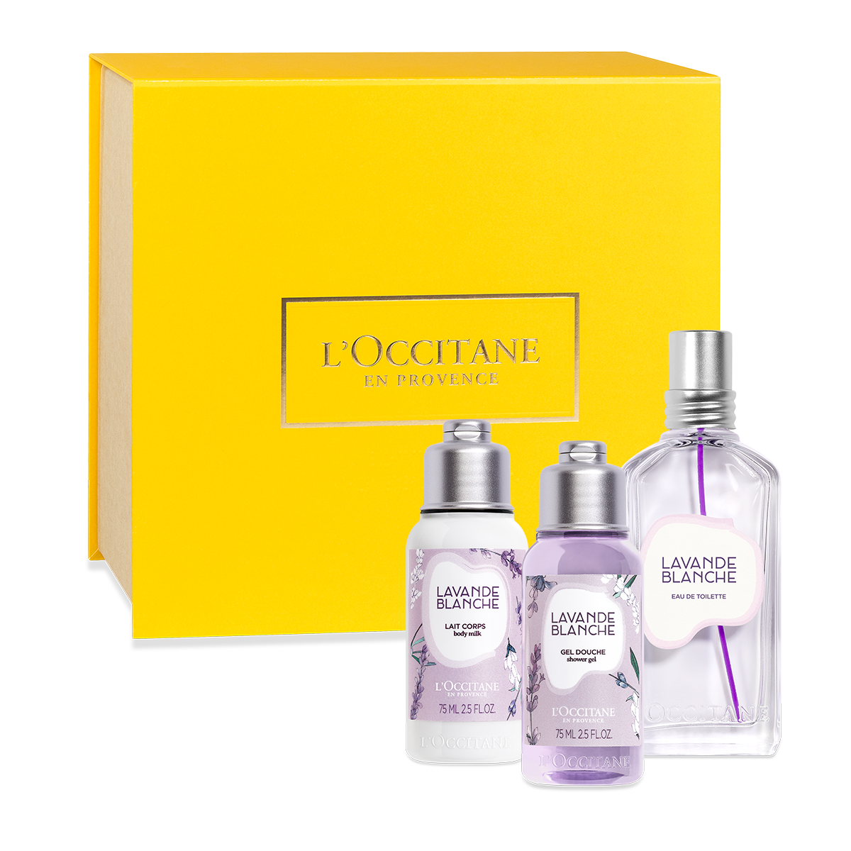 L'Occitane Coffret Lavande Blanche | Livraison à Maurice