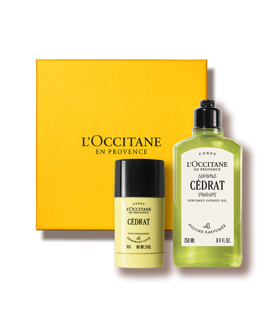 Duo Duschgel & Deo-Stick C&eacute;drat | L&rsquo;Occitane en Provence