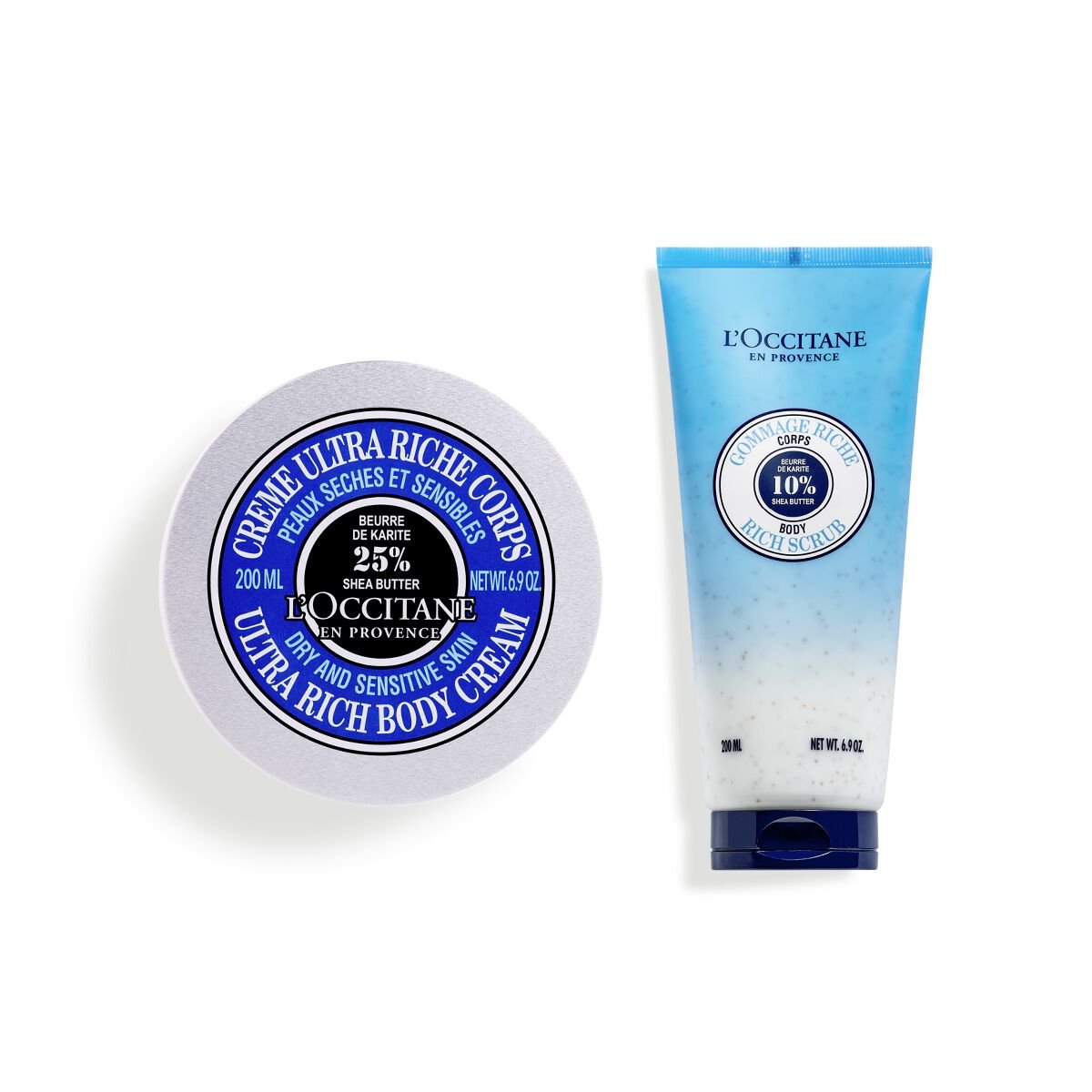 Duo Sheabutter Ultra Riche Körperpeeling & Körpercreme - L'Occitane en Provence