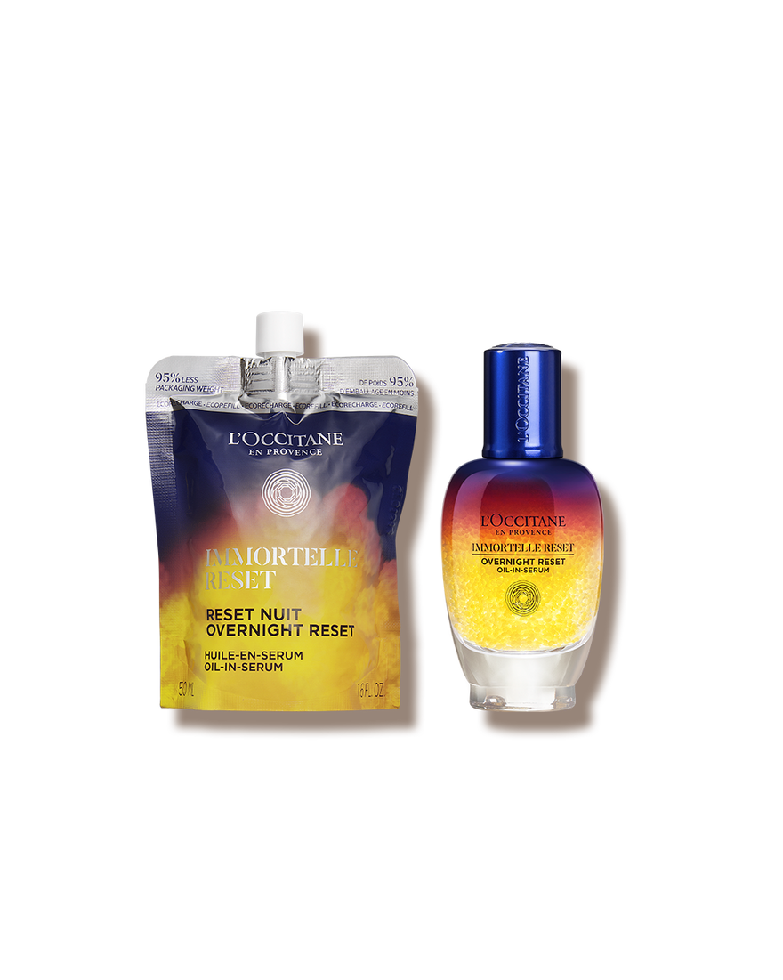 Bildanzeige 1/1 des Produkts Duo Immortelle Overnight Reset &Ouml;l-in-Serum 50ml und Nachf&uuml;llpackung, , RECT