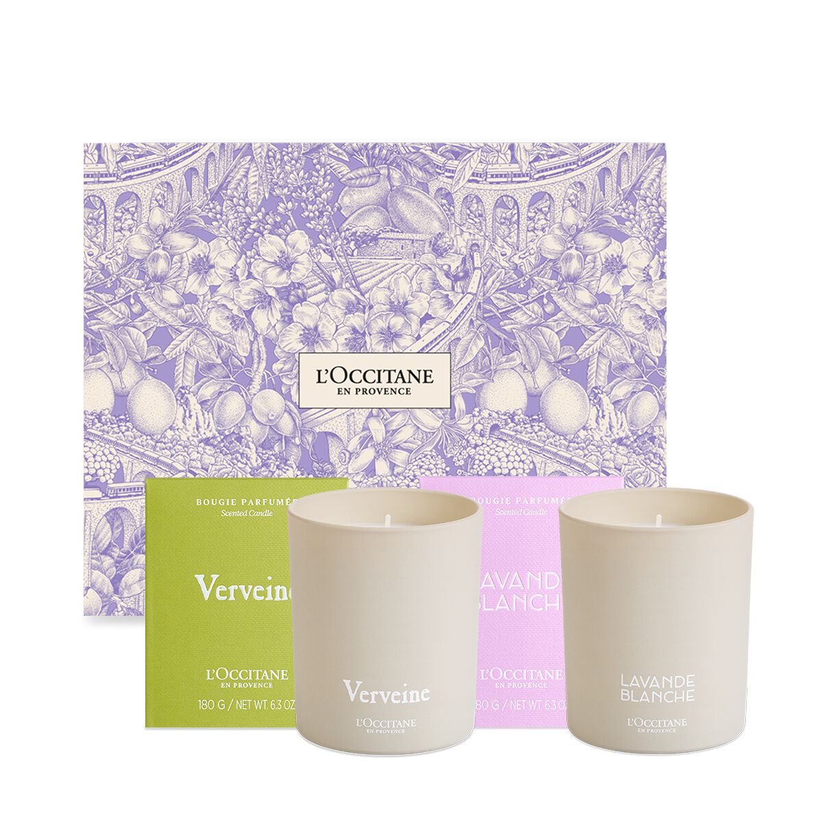 Duftkerzen-Duo Verbene & White Lavender - L'Occitane en Provence
