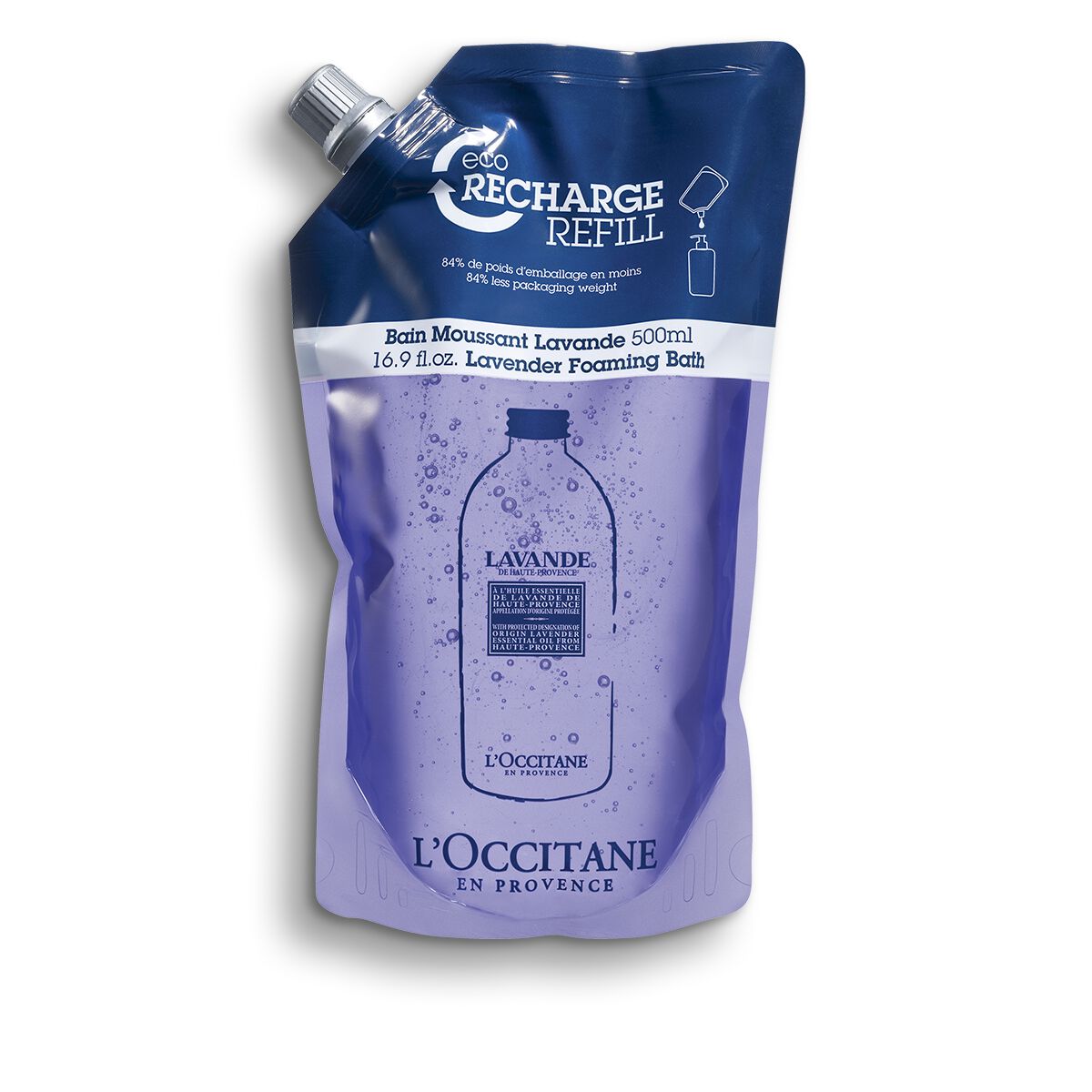 Öko-Nachfüllpackung Lavendel Schaumbad - 500 - L'Occitane en Provence