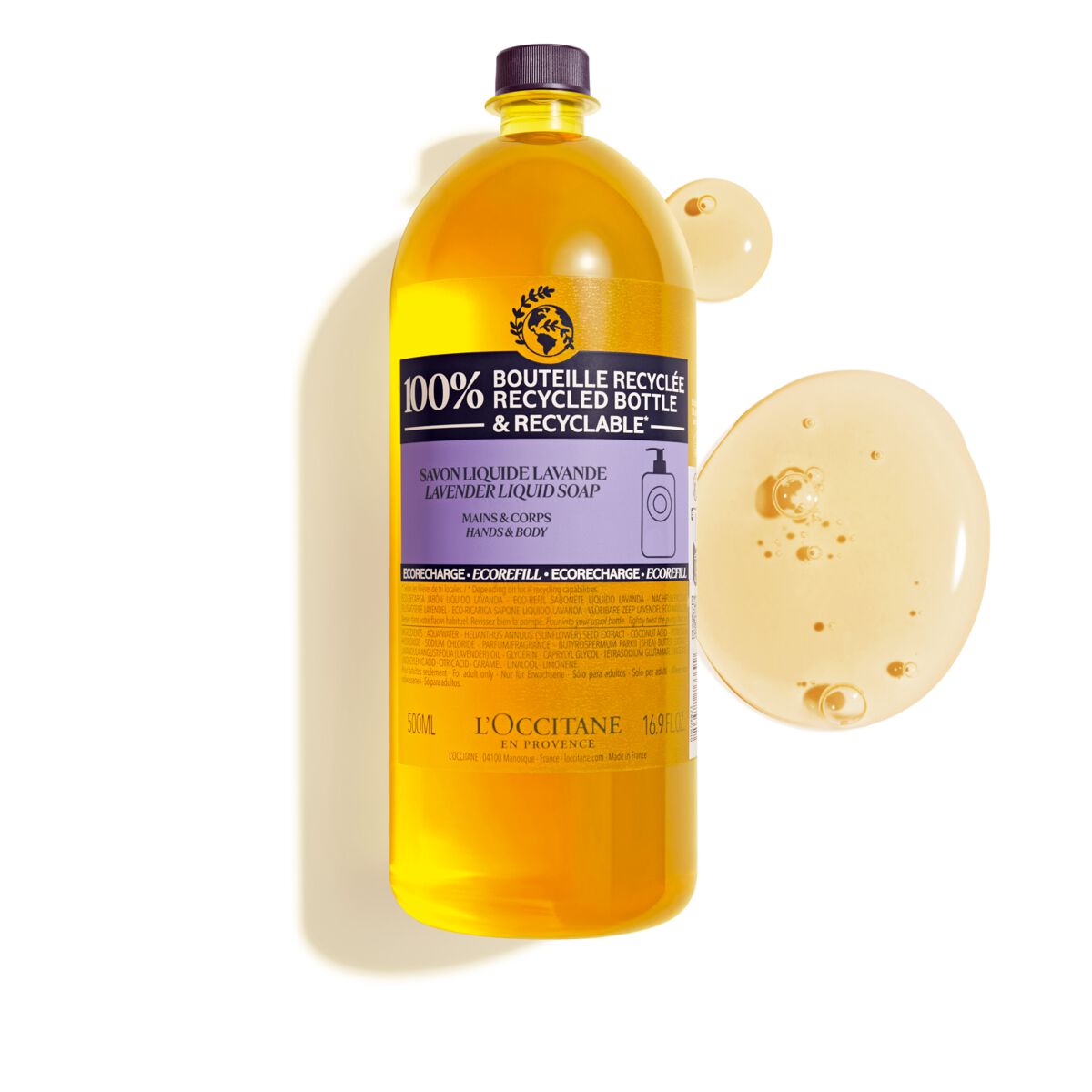 Nachfüllpackung Shea Flüssigseife Lavendel 500ml - 500 - L'Occitane en Provence