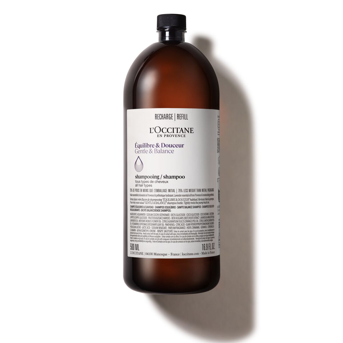 Nachfüllpackung Aromachologie Sanfte Balance Shampoo 500ml - 500 - L'Occitane en Provence