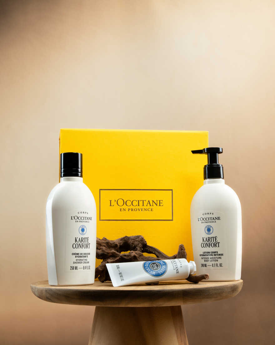 Bildanzeige 4/4 des Produkts Sheabutter K&ouml;rperpflege-Routine Geschenkbox, , RECT