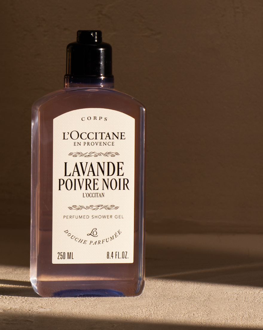 Bildanzeige 3/4 des Produkts Parf&uuml;miertes Duschgel Lavande Poivre Noir (L'Occitan), , RECT
