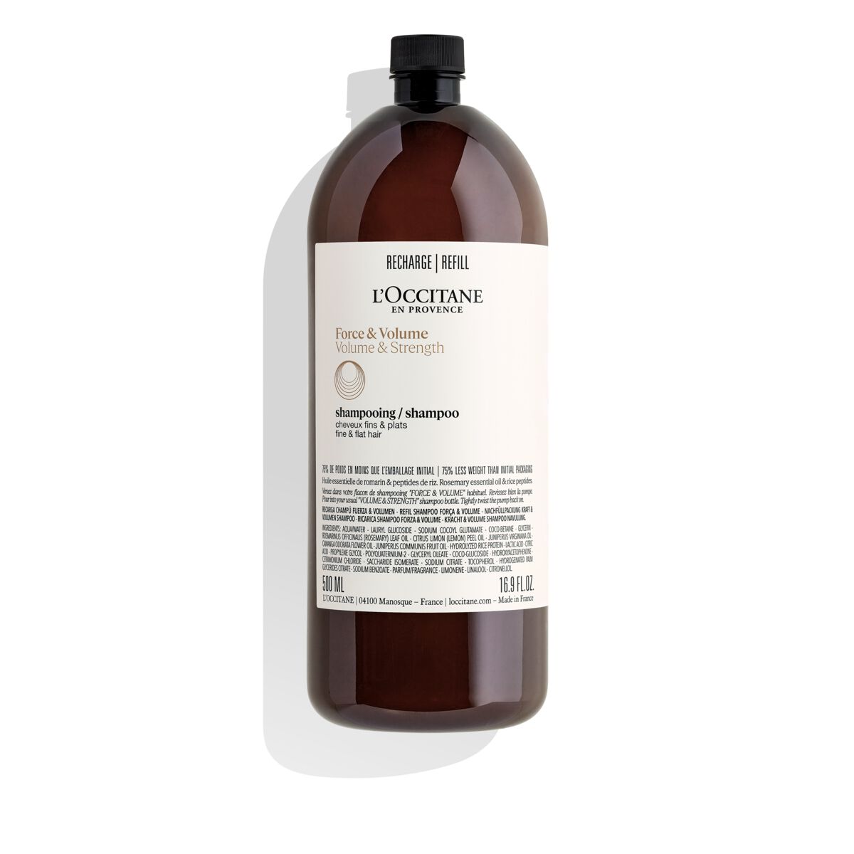 Öko-Nachfüllpackung Aromachologie Kraft & Volumen Shampoo 500ml - 500 - L'Occitane en Provence