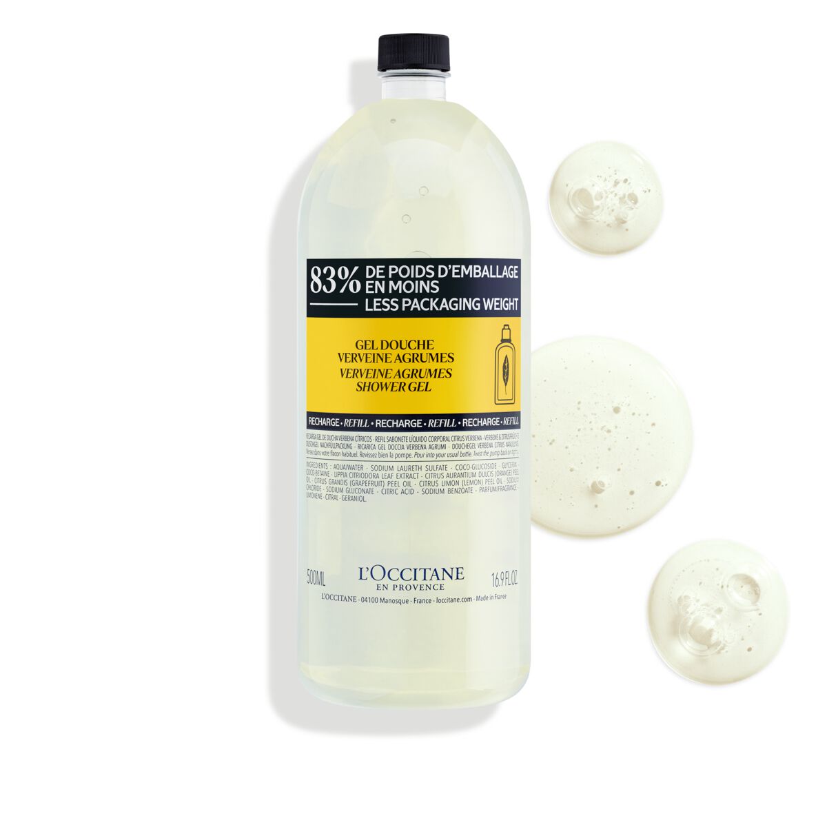 Öko-Nachfüllpackung Sommer-Verbene Duschgel - 500 - L'Occitane en Provence