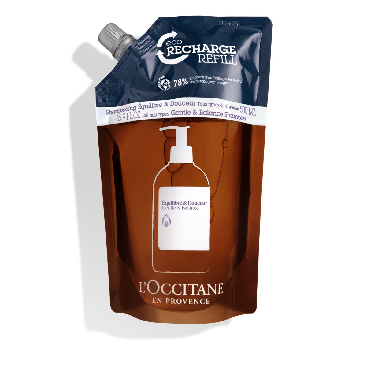 Öko-Nachfüllpackung Aromachologie Sanfte Balance Shampoo 500ml - 500 - L'Occitane en Provence