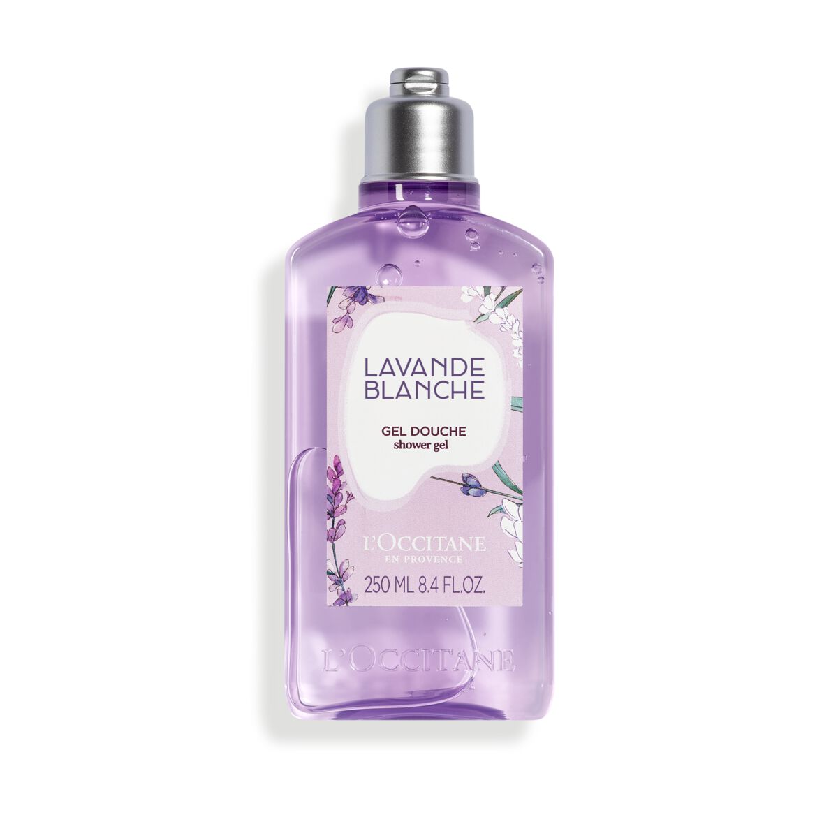 L’Occitane White Lavender beruhigendes Duschgel 250 ml
