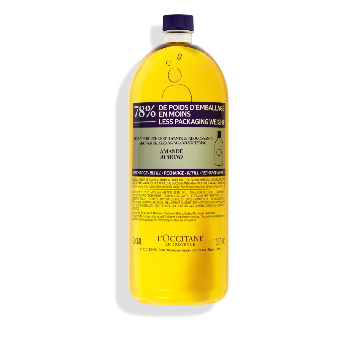 Nachfüllpackung Mandel Duschöl 500ml - 500 - L'Occitane en Provence