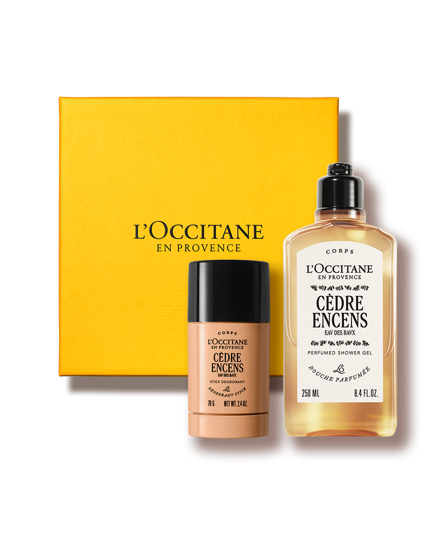 Duo Duschgel & Deo-Stick C&egrave;dre Encens | L&rsquo;Occitane en Provence