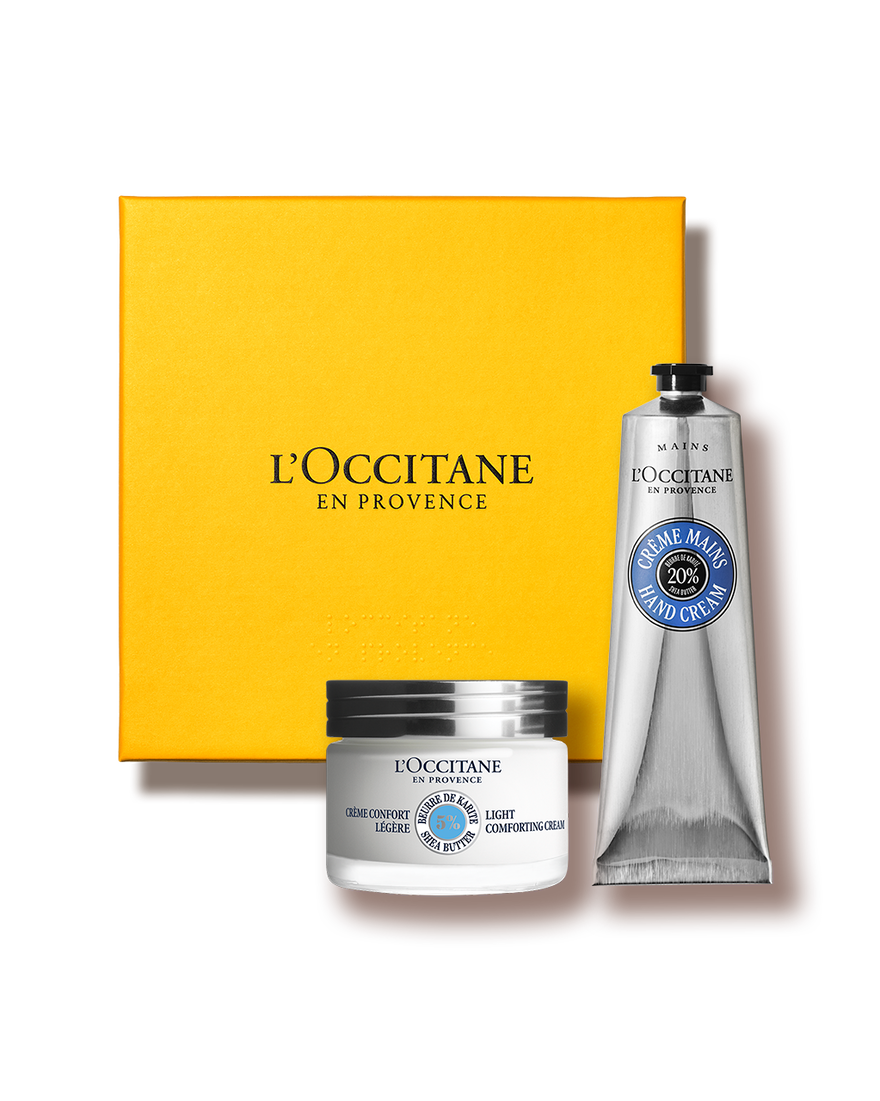 Duo-Geschenkbox Gesicht & H&auml;nde &ndash; Leichte Pflege | L&rsquo;Occitane en Provence