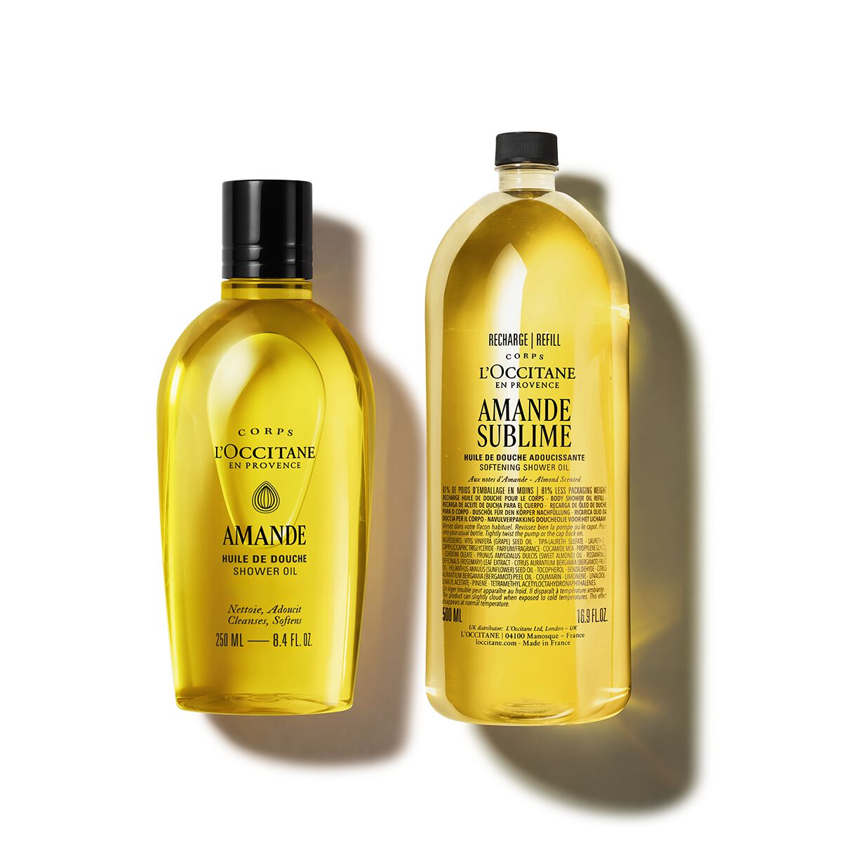 Duo Mandel Duschöl 250ml und Nachfüllpackung - L'Occitane en Provence