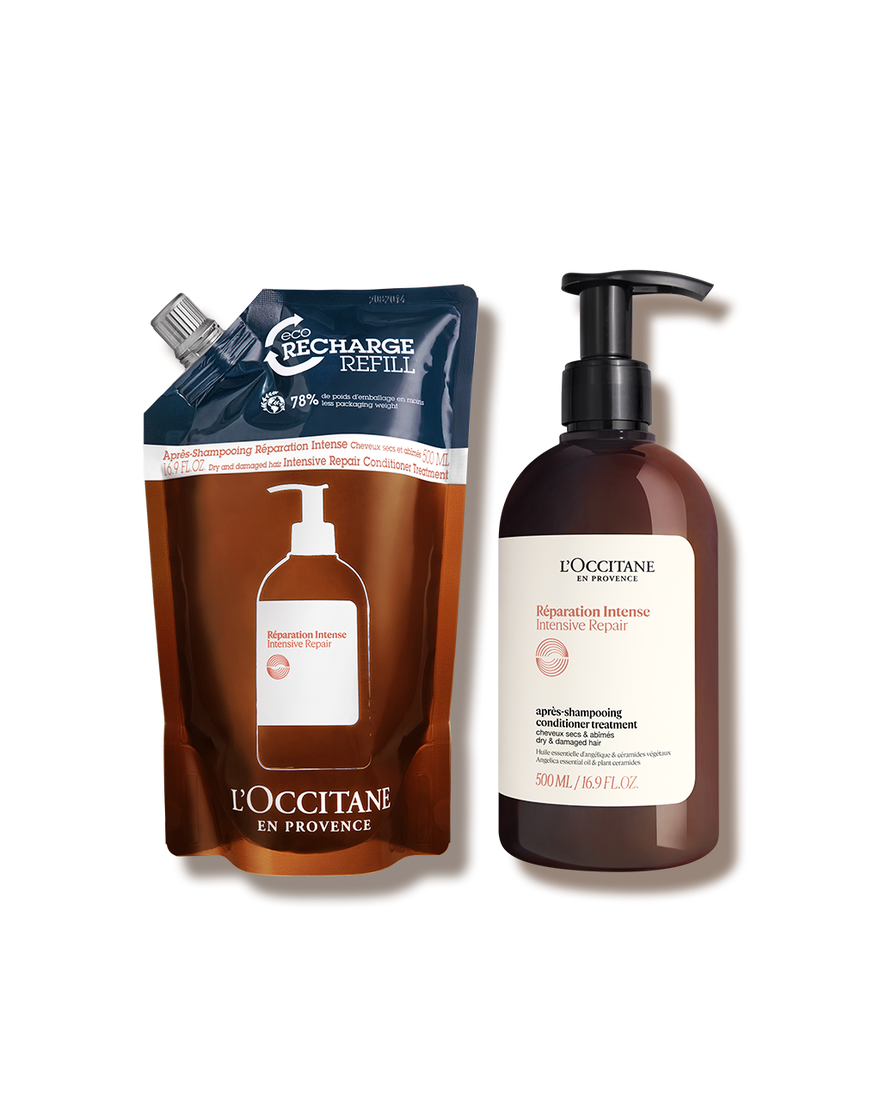 Duo Intensiv-Repair Conditioner 500ml und Nachf&uuml;llpackung | L&rsquo;Occitane en Provence