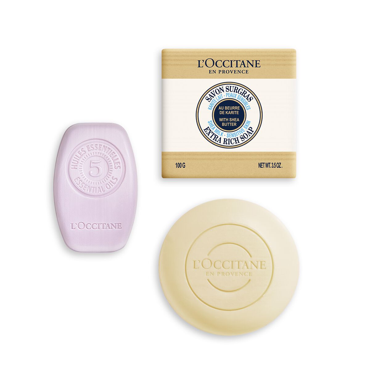 Trio Feste Pflege Gesicht, Körper & Haar - L'Occitane en Provence