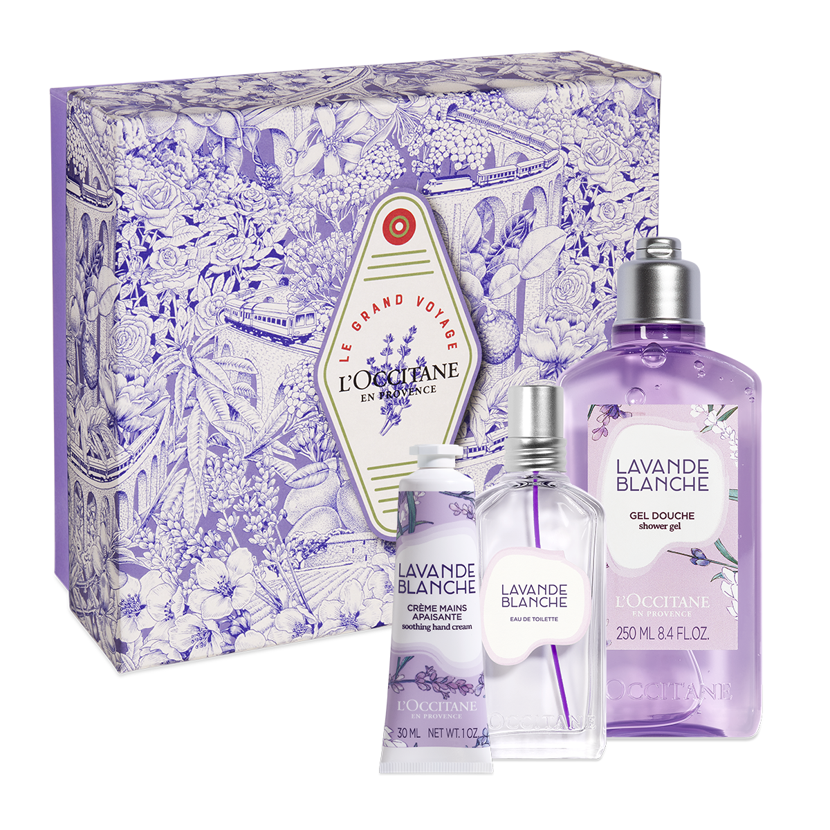 L'Occitane Lavande Blanche セット White Lavender Duft-Geschenkbox | L'OCCITANE DE